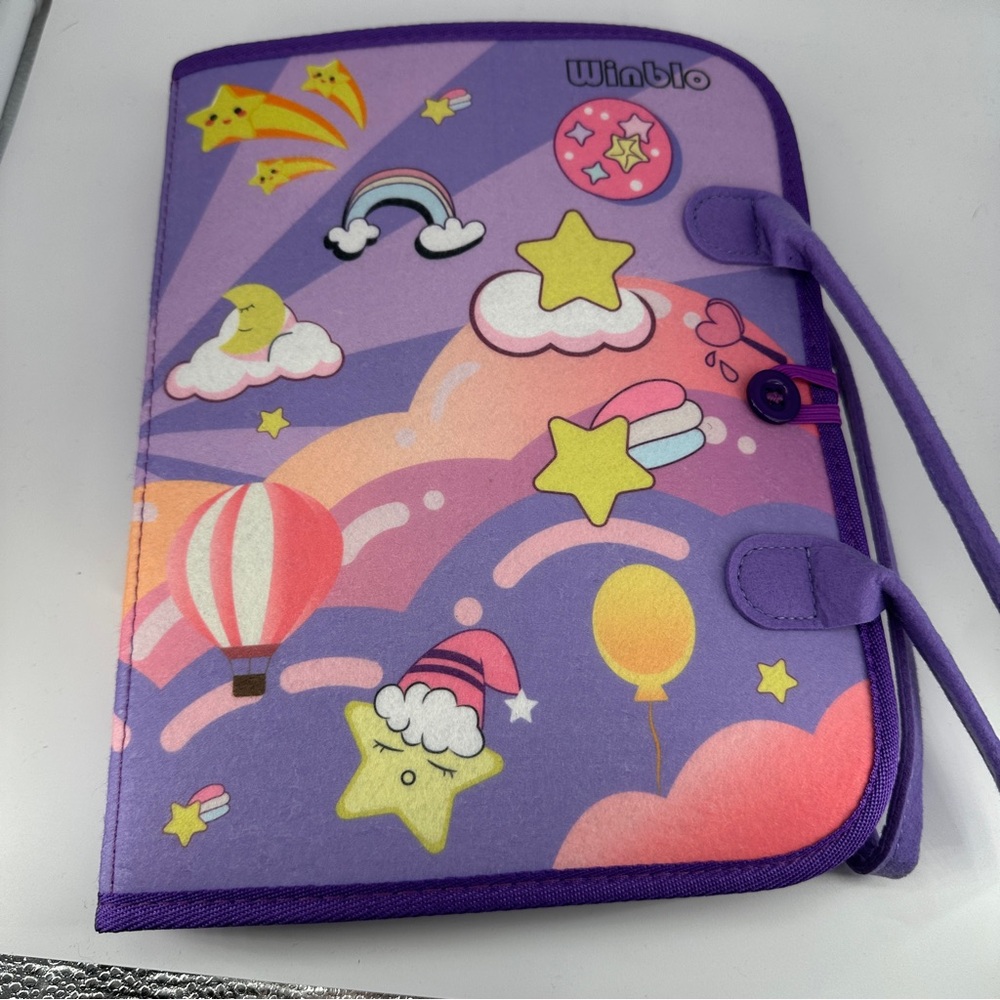 Toddler busy board book with handles ages 3+